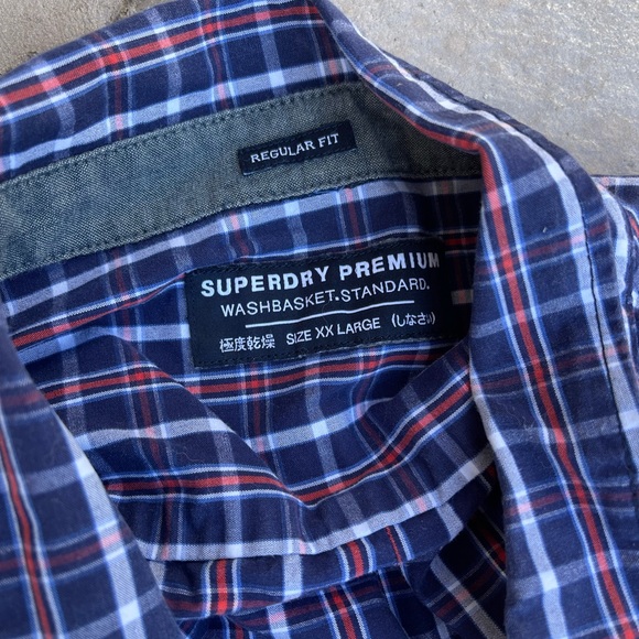 SUPERDRY NEW YORK BUTTON UP. CONDITION IS USED. SZ XXL. - Picture 3 of 3